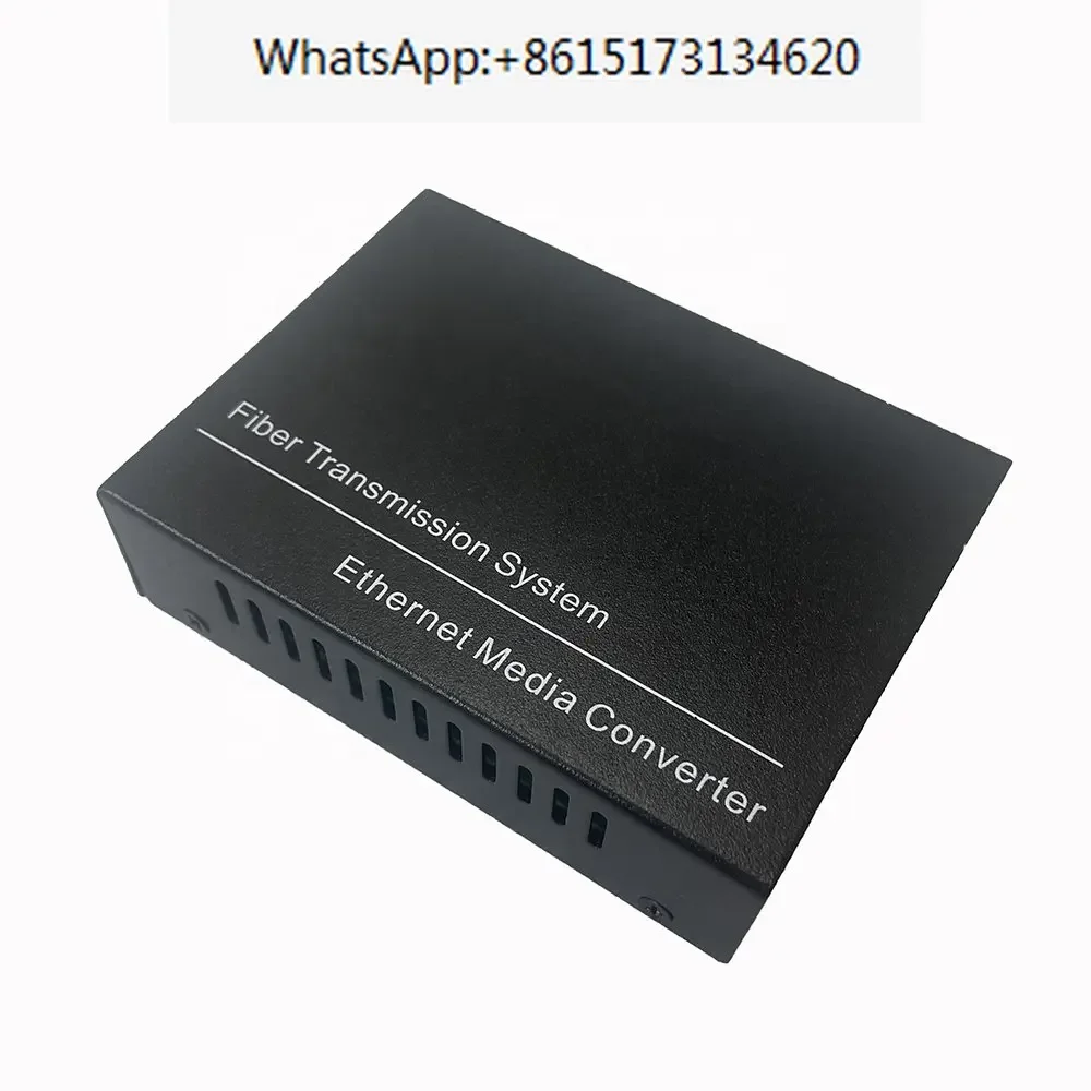 10/100/1000M Gigabit Single Mode Simplex 3KM Fiber Optic Cable to RJ45 Network LAN Cable Media Converter