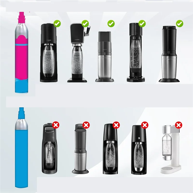 A40Z-Soda Machine Co2 Adapter Quick Connector Adapter Hose,60 Inch For Co2 Storage Tanks For Terra DUO Art Gaia Series CGA320