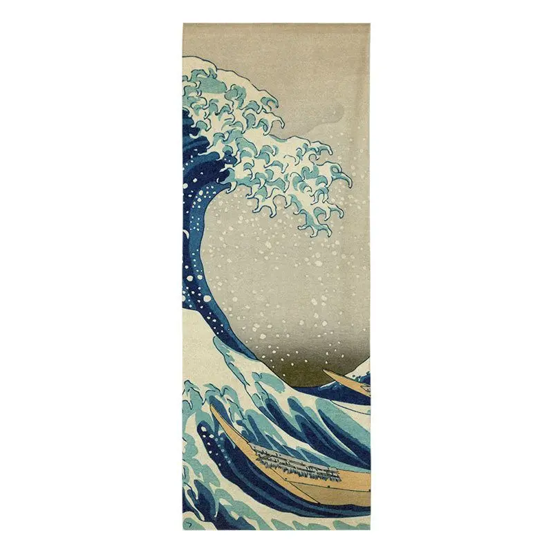 Great Wave Tapestry Hokusai Ukiyo-e Ocean Wave Wall Hanging Japanese Art Aesthetic Surfing Sea Decor for Home