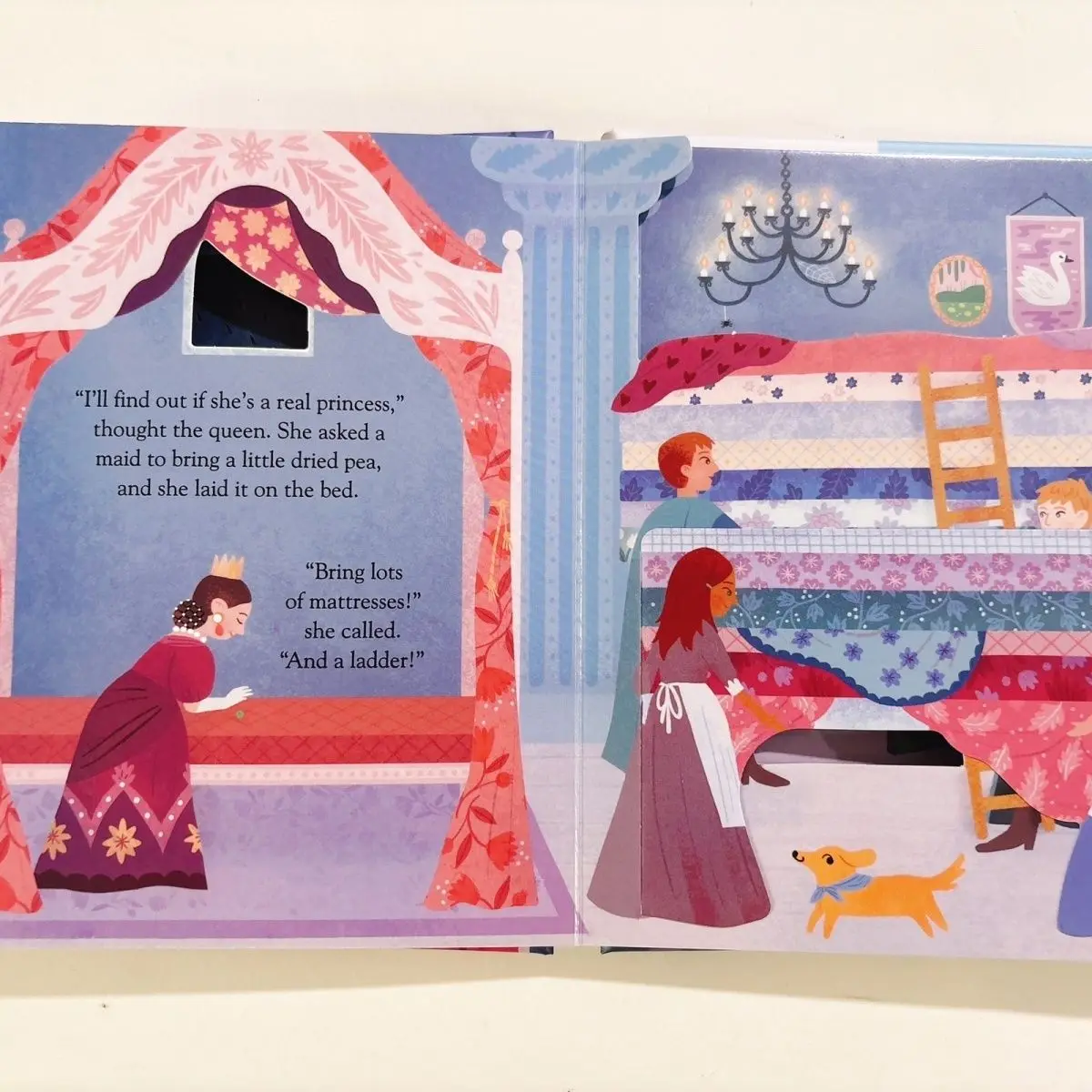 The Princess & the Pea English children's fun comic picture book for parents and children.
