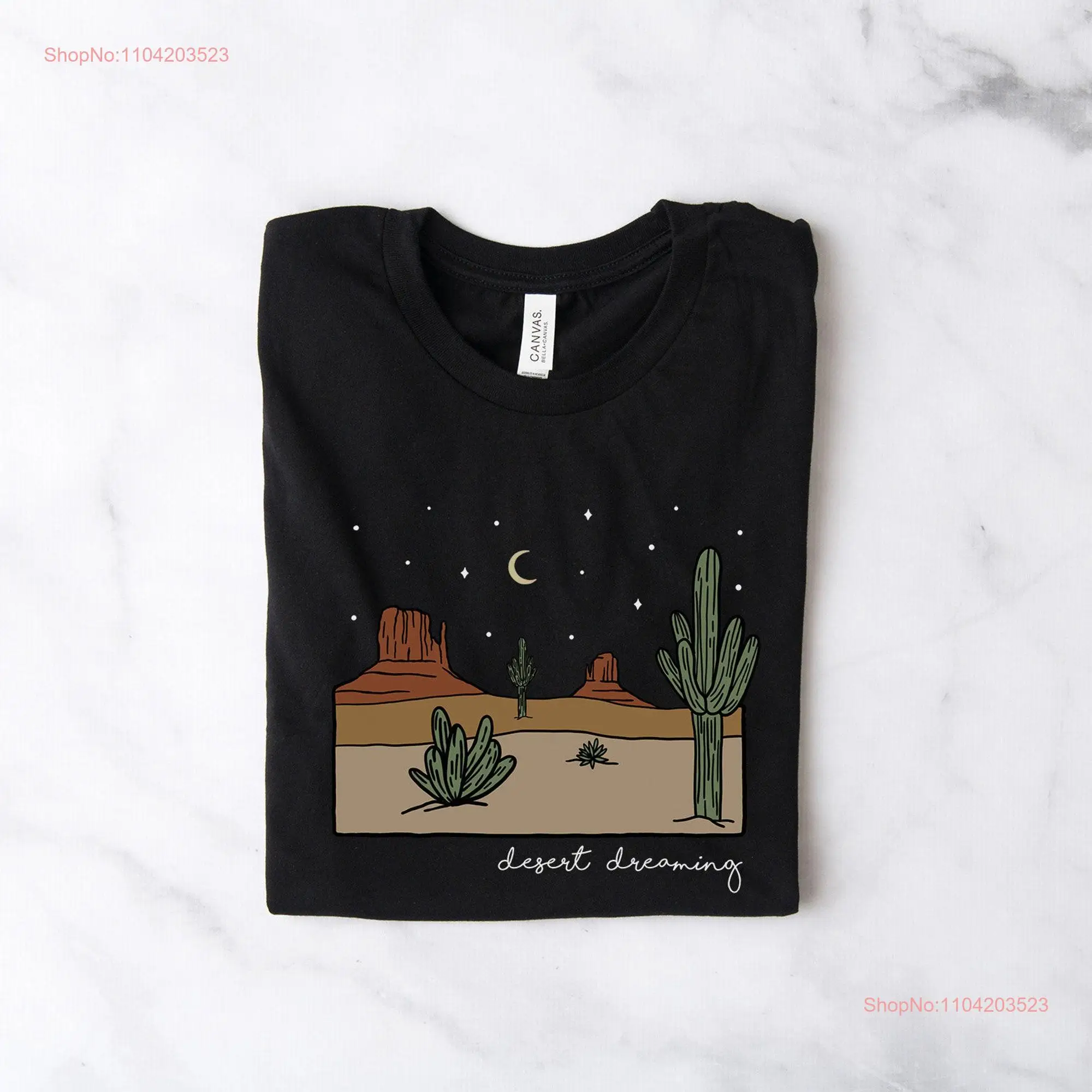 Desert Dreaming T Shirt Travel Monument Valley Wander Explore Road Trip Crewneck for Hiker Camping long or short sleeves