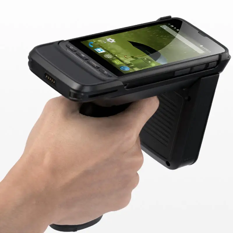 Rugged Android Handheld PDA Cheap logistic Mobile Computer with RFID and NFC Barcode Scanner in Stock