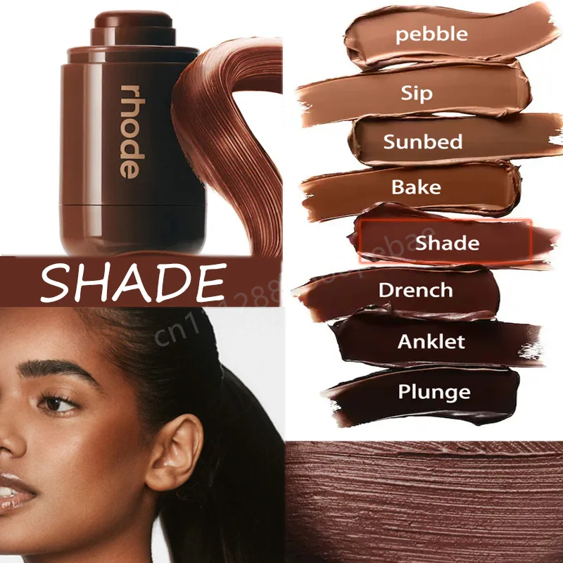 Rhodeskin Contour Stick Waterdichte Bronzer Natuurlijke Finish Neus & Kaaklijn Contouring Zakformaat Cadeau voor Vrouwen Dagelijkse en Feestmake-up