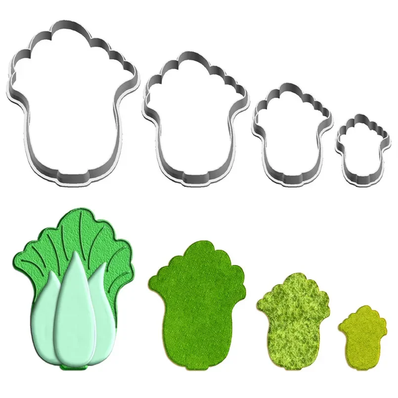 

Four Specifications Cartoon Vegetables and Fruits,Chinese Cabbage,Plastics Mould,Cake Fondant Tool,Cookie Sushi and Fruit Cutter