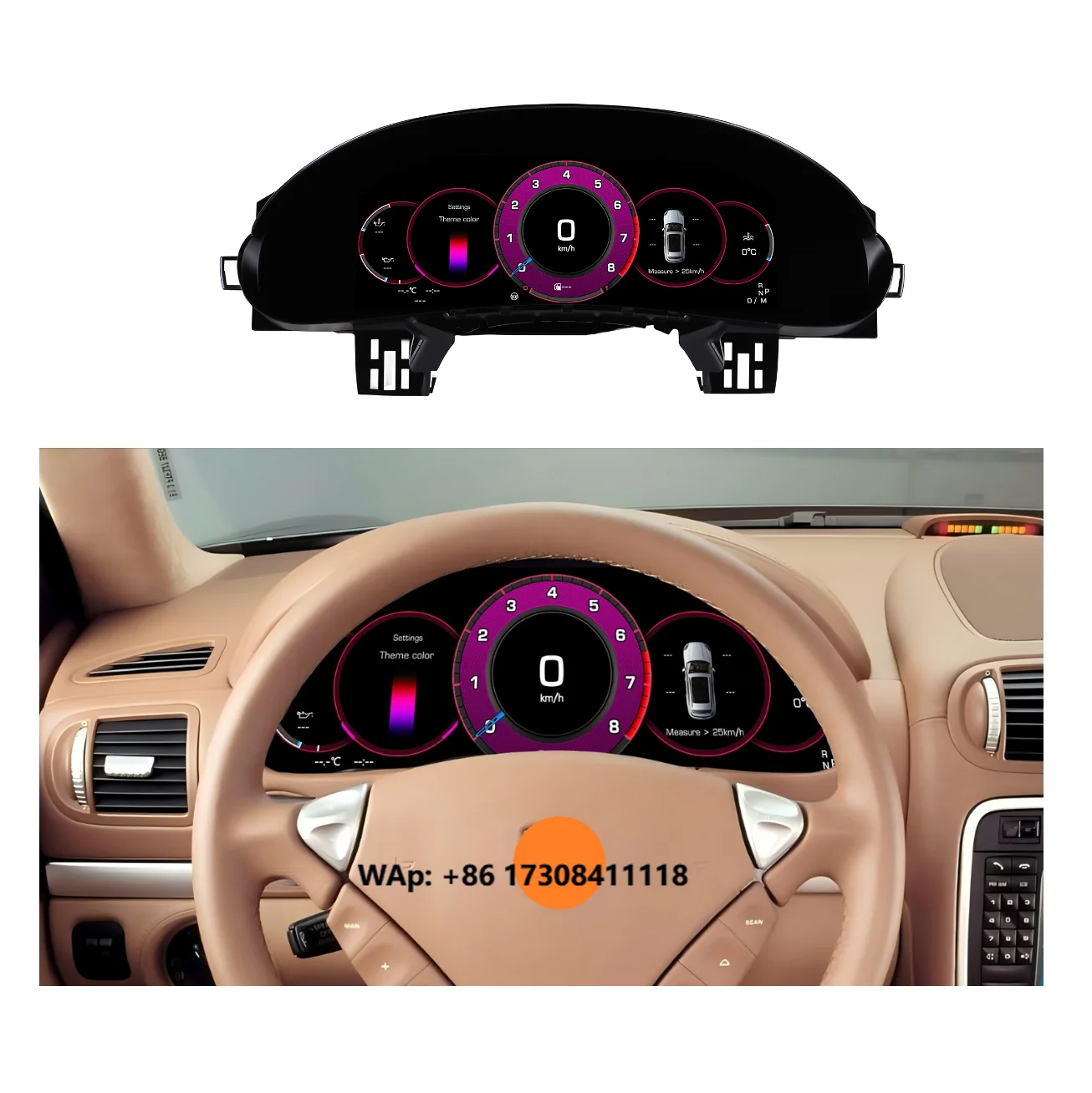 

Car Odometer for 2002-2009 Digital Cluster LCD Digital Dashboard Panel