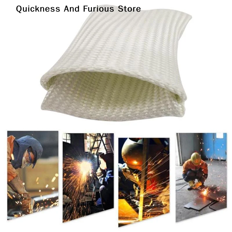【T】1/2Pcs Breathable TIG Finger Heat Shield Cover Guard Weld Welding Gloves Heat Protection For Industrial Welders Glove