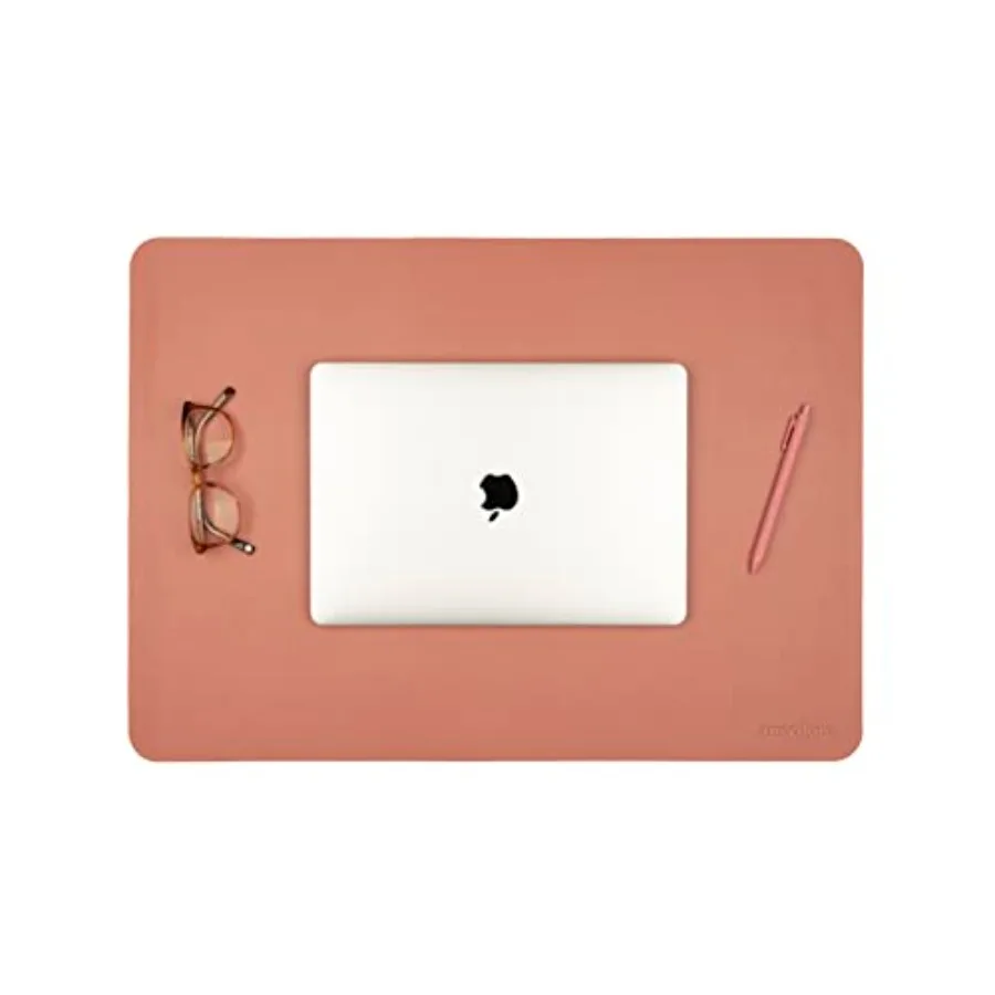 ANECDOTE Vegan Leather Desk Pad - Desk Mat for Your Office. This Quality Large Mouse Pad has Chic Elegance, Professional Look a