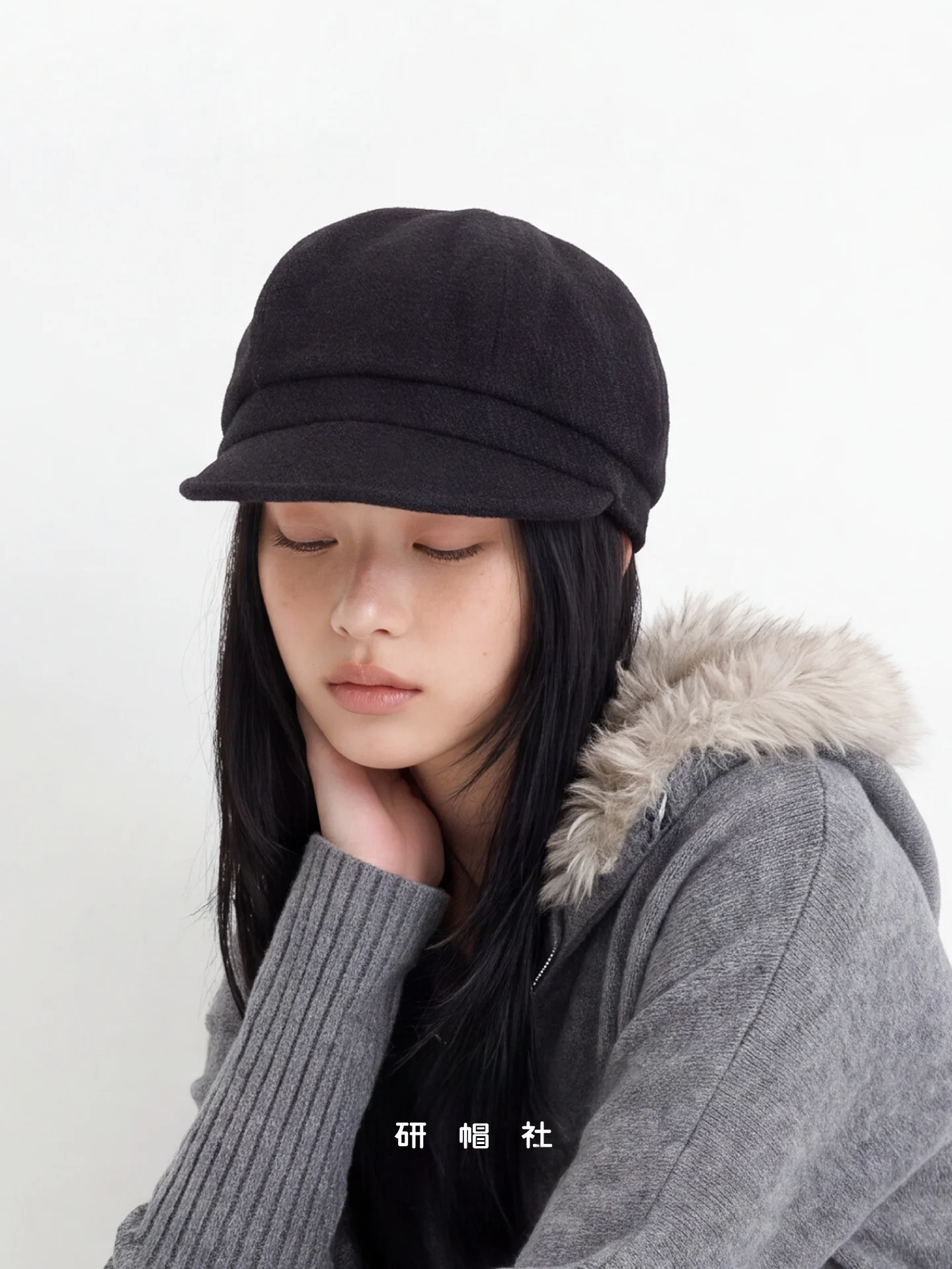 warm-fashionable-autumn-winter-woolen-beret-hat-for-women-adjustable-large-and-small-head-sizes-youth-fashion-accessory