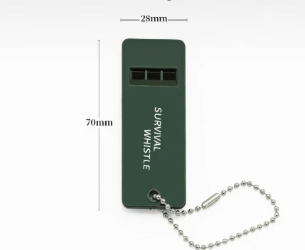 1-50 قطعة صافرة عالية ديسيبل صفارة إنقاذ المفاتيح الحكم التخييم تنزه في الهواء الطلق الطوارئ صفارة إنقاذ أدوات الإسعافات الأولية #3