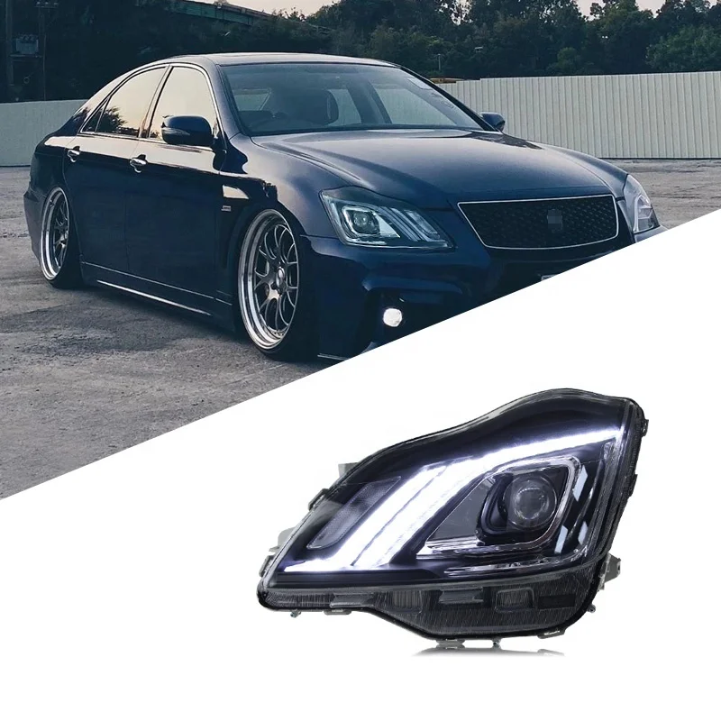Hot Selling Suitable for 12th Generation Crown 2003-2008 Headlight Assembly Modification Japanese Version LED Head Lamp