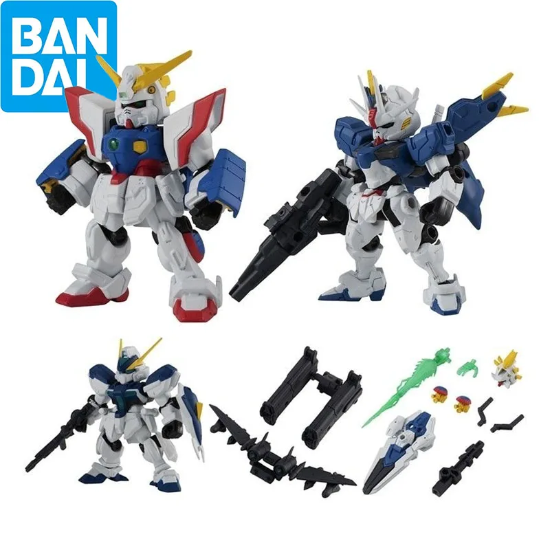 Bandai Genuine Gundam MSE25 Gashapon Toys Aerial Shining Gundam Anime Figure Assembly Model Decoration Children's Gifts