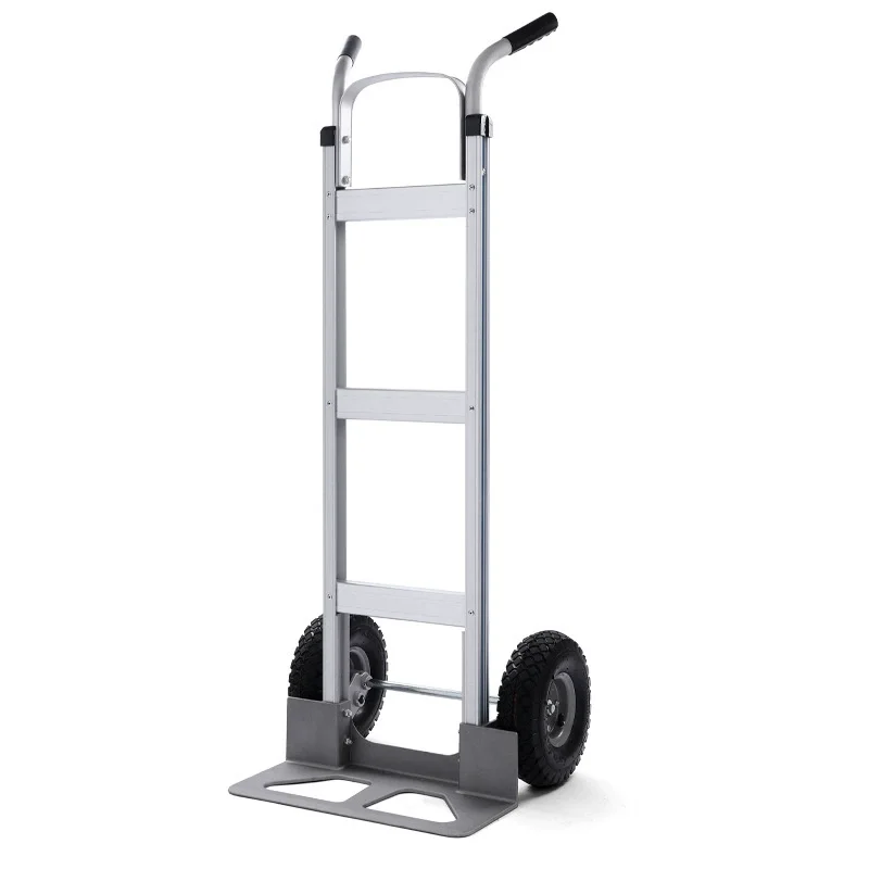 Industrial Style Tiger Cart Aluminum Alloy Handcart Two-Wheel Pull Truck Manual Transport Heavy Duty Small Cart