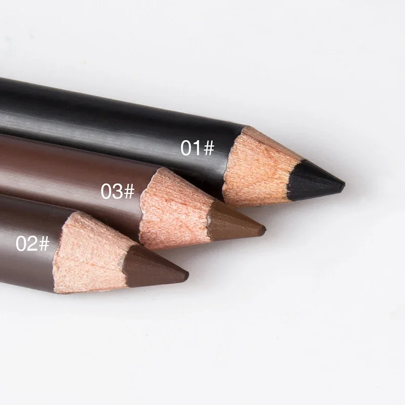 Eye Brow ดินสอกันน้ํา Professional ผู้หญิงแต่งหน้าปากกาง่ายสีธรรมชาติสีดําสีน้ําตาลเครื่องสําอางค์ความงามเครื่องมือคิ้ว