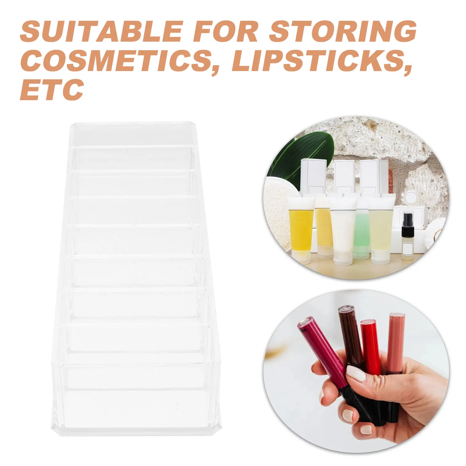 

2 Pcs Makeup Container Powder Storage Box Eye Shadows Eyeshadow Palette Organiser Clear Organizer