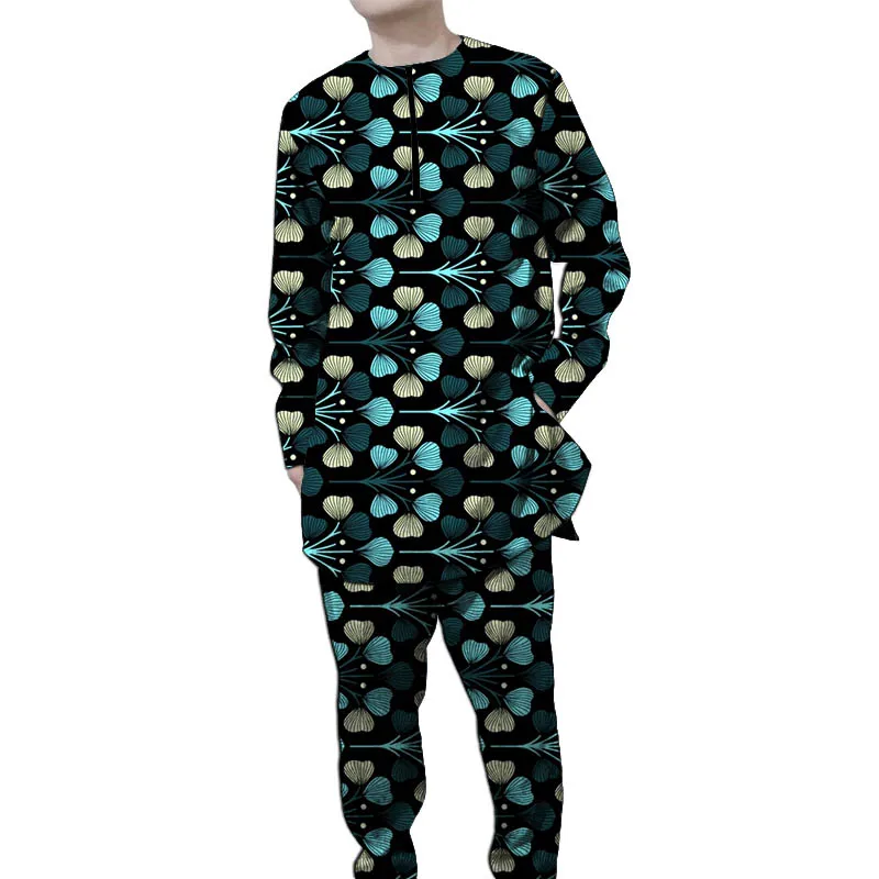 

Мужской костюм с коротким рукавом в африканском стиле, простой комплект для торжеств, индивидуальный пошив брюк для дня выборов