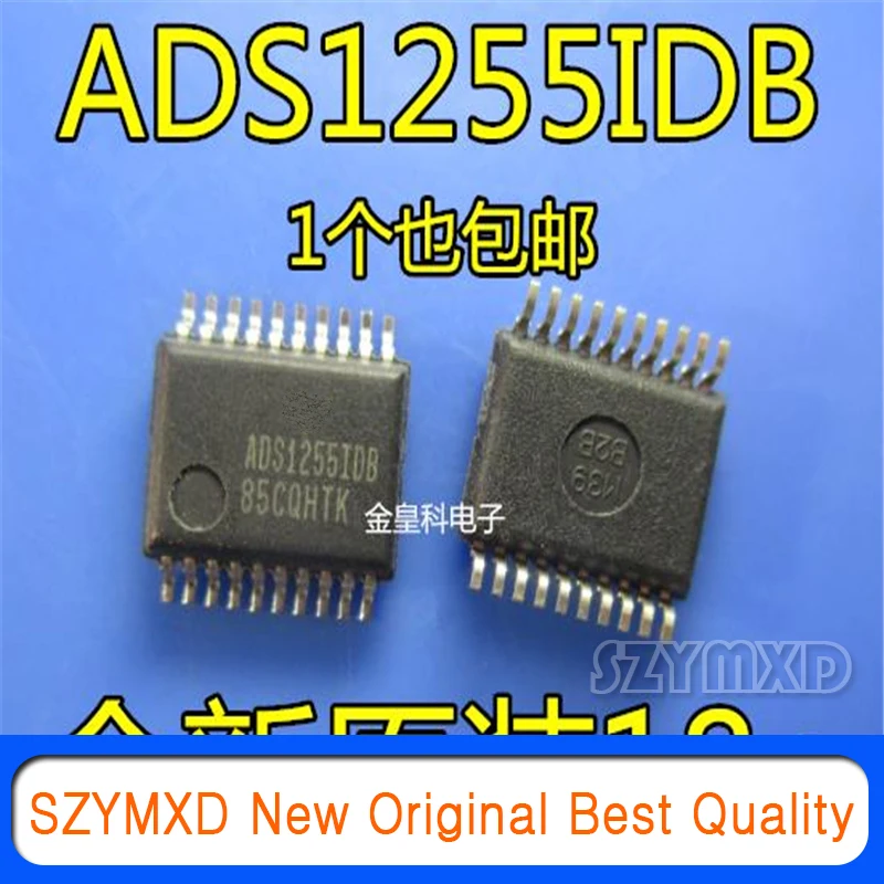 1Pcs/Lot New Original ADS1255 ADS1255IDBR ADS1255IDB digital-to-analog Converter SSOP-20 Chip In Stock