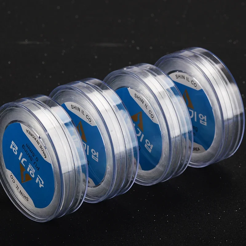 Korean Imported Elastic Thread, Transparent Crystal Bracelet Rope Wear-Resistant Bead Line, Circular Elastic Rope