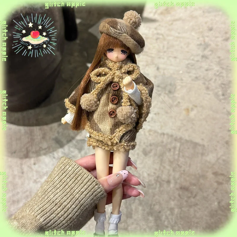 

Sweet Cape Dress For Bjd Doll Ob22 Ob24 Azone Universal 1 6 Scale Body 6 Points Doll Clothes Cute Wardrobe Outfit Without Dolls