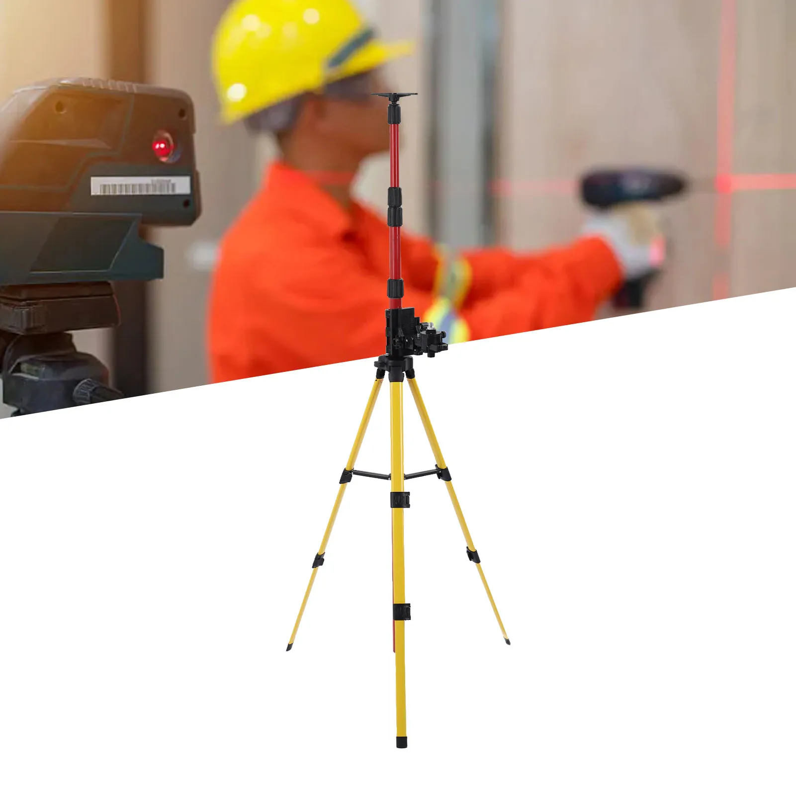 Telescoping Level Support Rod Stainless Steel 5/8in 1/4in Thread 114 To 388mm Adjustable Base Level Support Rod for Decoration