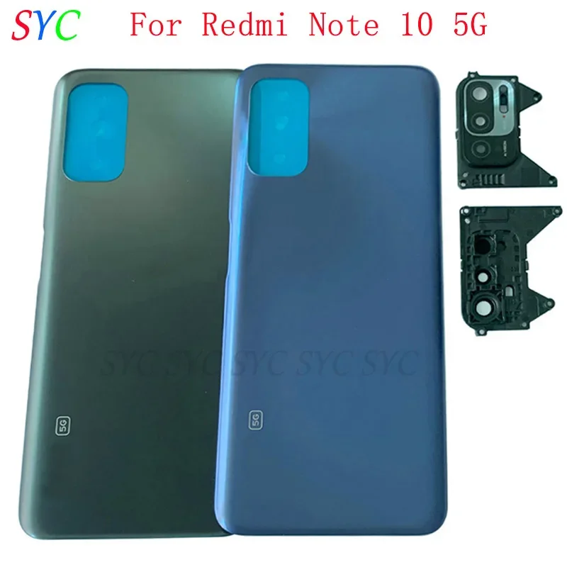 

Back Door Battery Cover Housing Case For Redmi Note 10 5G Rear Cover with Logo Repair Parts