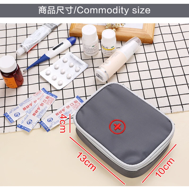 Mini Outdoor First Aid Kit Bag Travel Portable Medicine Package Emergency Kit Bags Medicine Storage Bag Small Organizer