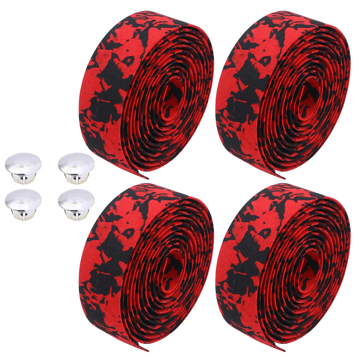 

2pcs Mountain Bike Handlebar Tape 200X3Cm Pu Lightweight Comfortable Cycling Grip For Bicycle Exercise Handlebar