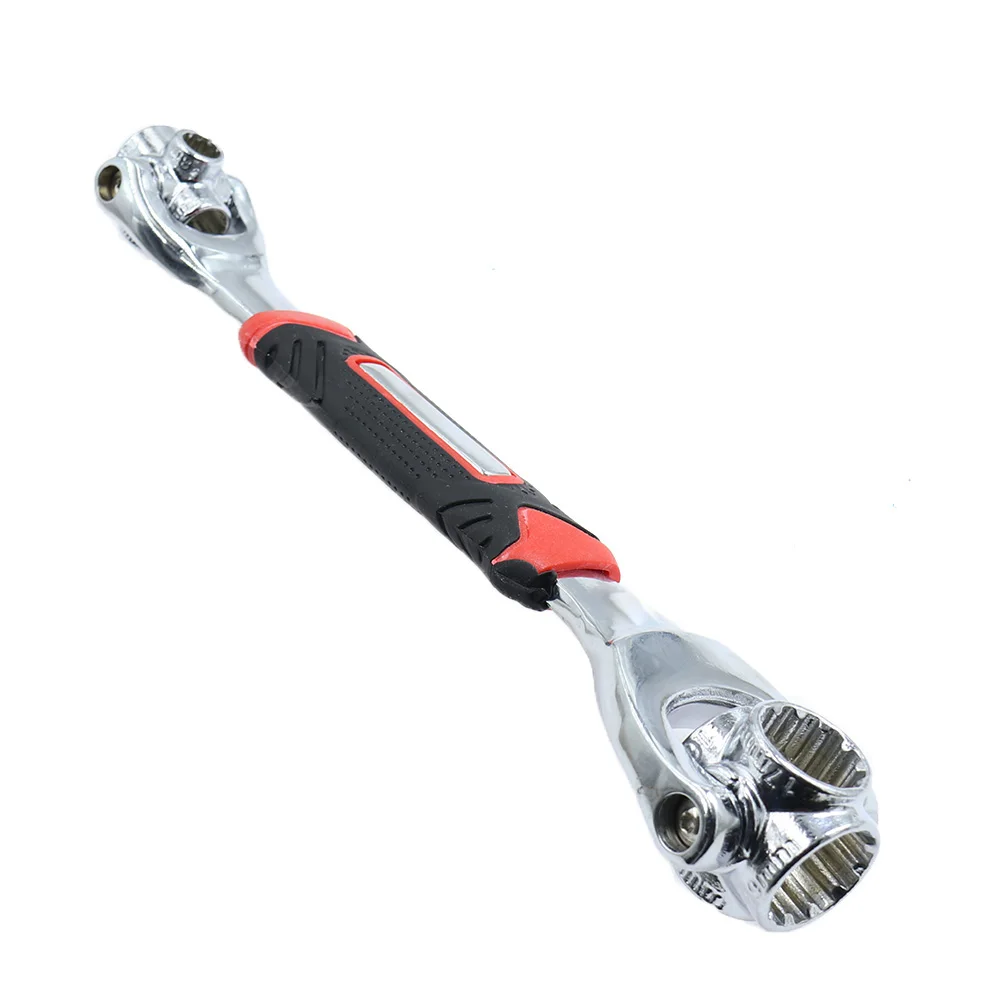 52 in 1 Socket Wrench Rotary Spanner Work 360 Degree Rotation Spanner Universal Furniture Car Repair Hand Tool