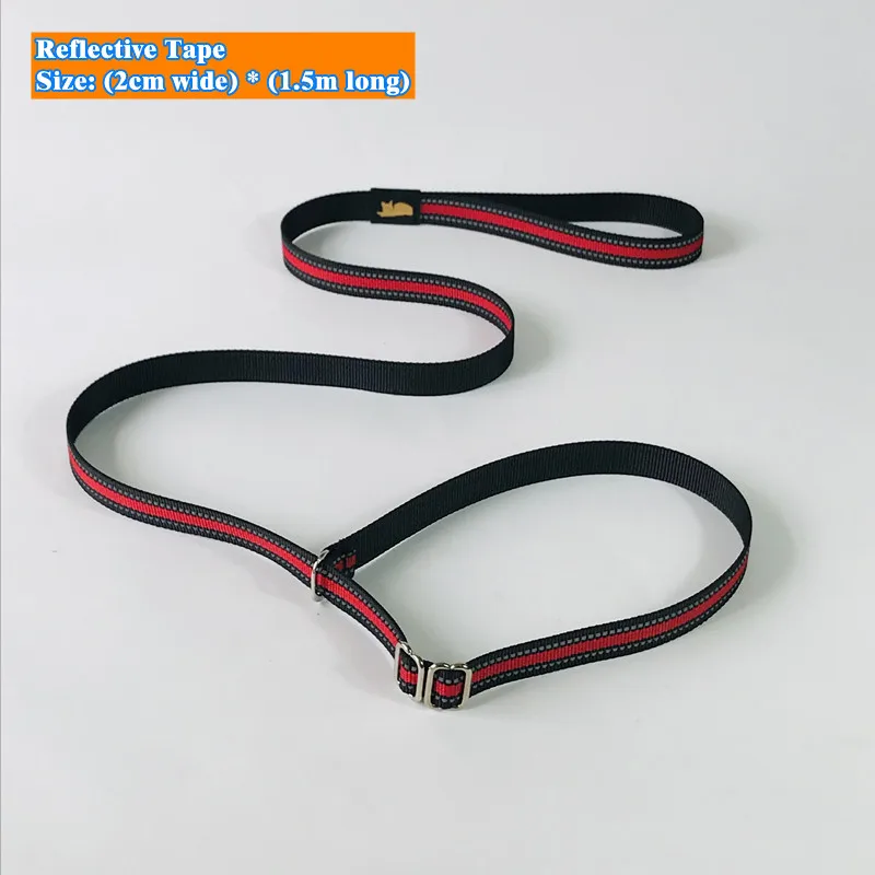 Dog Leash Slip Rope Lead Leash Heavy Duty Reflective webbing Adjustable Loop Collar Training for Large Dogs Explosion-proof