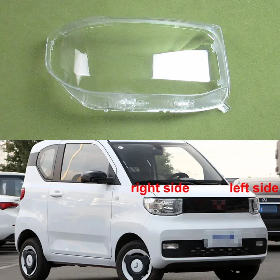 For Wuling Hongguang Mini EV 2020 2021 Car Accessories Headlight Lens Cover Transparent Lampshade Headlamp Shell Plexiglass