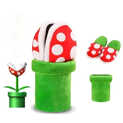 Funny Chomper Plants pantofole di peluche Kawaii Cartoon Keep Warm Anime uomo donna Home Shoe Cosplay accessori per costumi