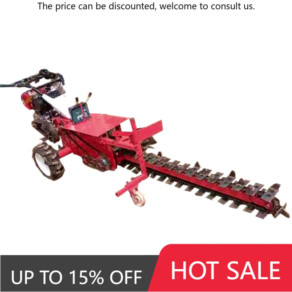 

Trenching Machine For Fiber Optic Cable Trenching Hand-held Chain Engineering Trencher