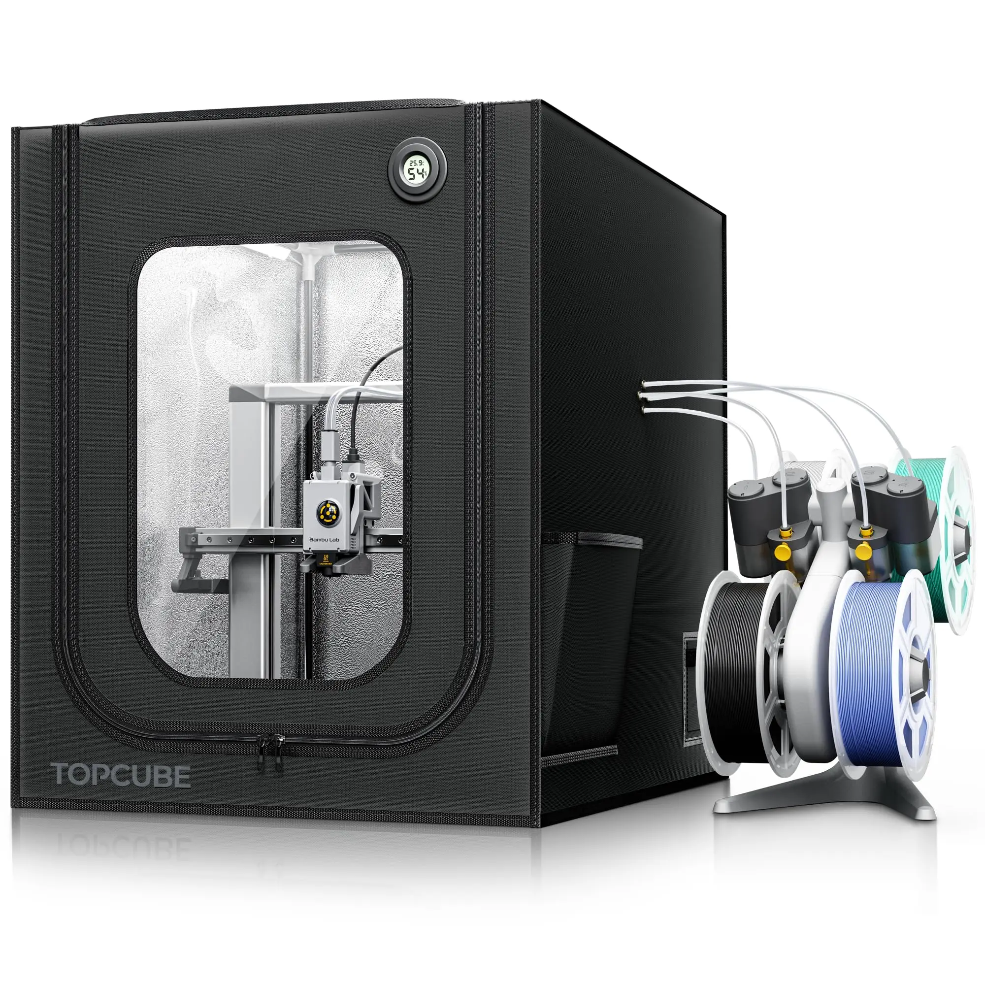 YOOPAI Bambu Lab A1/A1 mini 3Dプリンターエンクロージャ ブラック