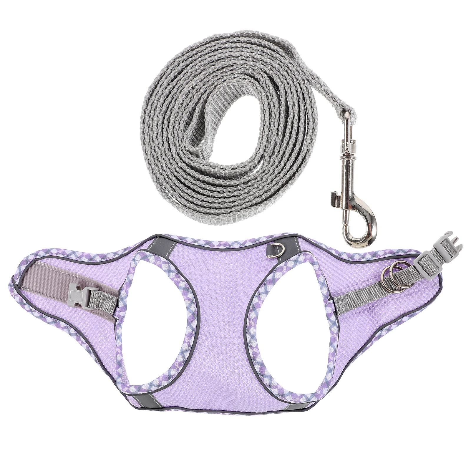 

1 set 1 Set Pet Dog Harness Comfortable Lightweight Vest With Leash Adjustable For Small Medium Large Dogs Anti-Escape Design