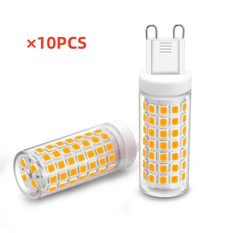 lampada de halogeneo led substituicao lampada g9 led 7w 9w 12w 15w 20w ca 110v 220v smd 2835 3014 30 w 40w 10 pecas 01