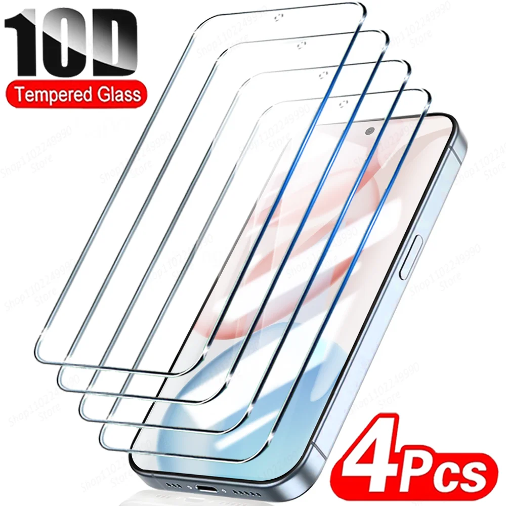 

4PCS High Aluminum Tempered Glass For Honor 400 200 90 Lite 50 X9 X7 X8 Screen Protector For Honor X8B X7B X7A X8A X6A X9C Glass