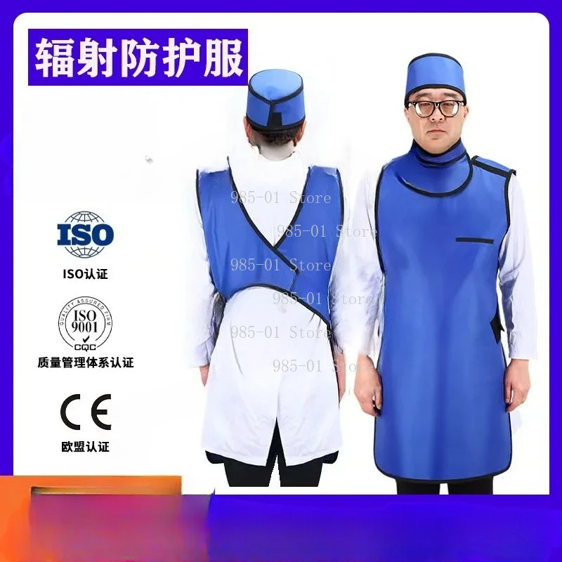 One-piece lead apron, radiation protection gear including lead suit and X-ray protective clothing