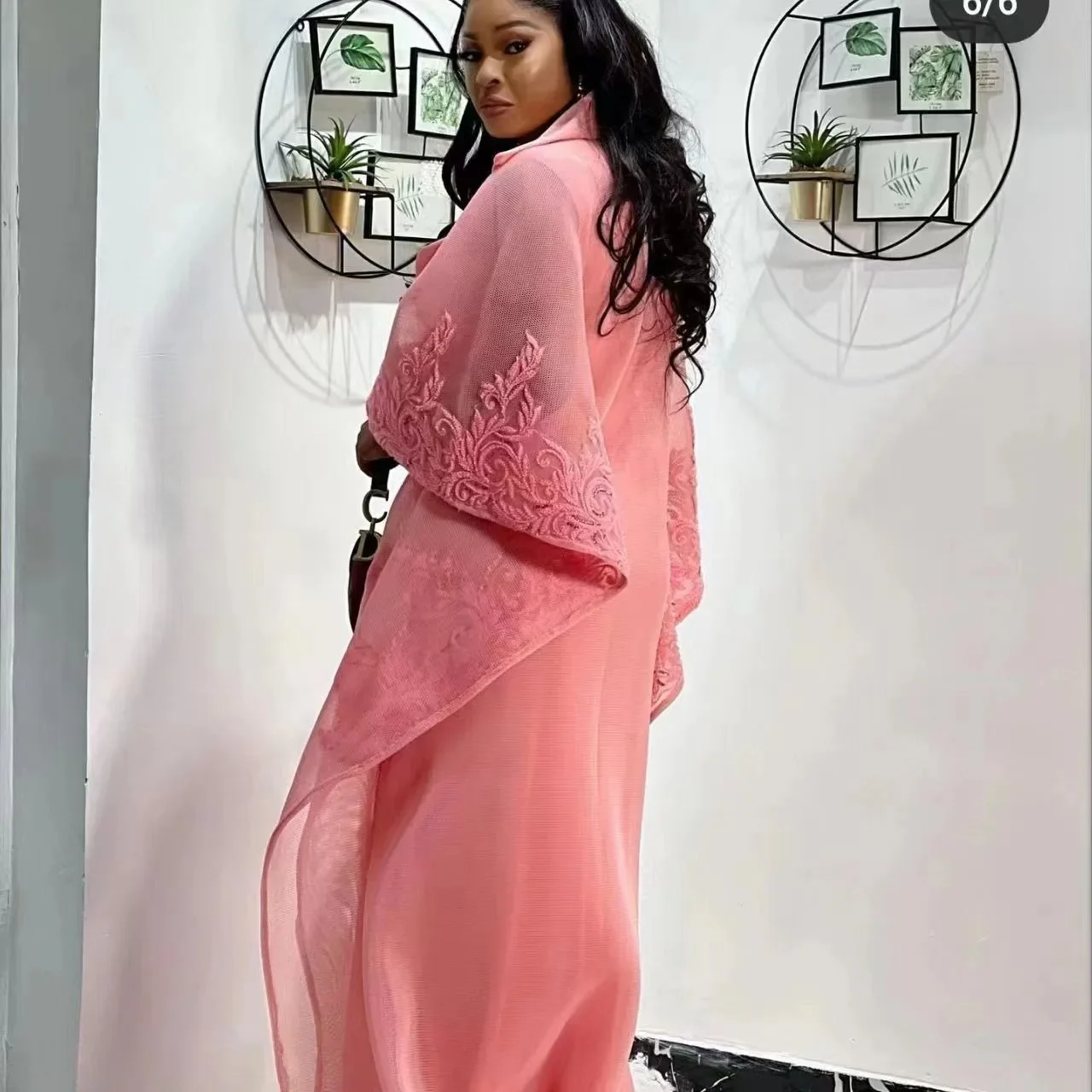 Elegant African Party Evening Dresses for Women 2024 African 3/4 Sleeve Plus Size Long Maxi Dress Gowns Dashiki Africa Clothing