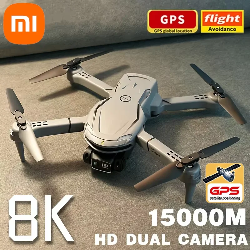 XIAOMI MIJIA V88 الطائرة بدون طيار 8k 5G المهنية HD كاميرا مزدوجة التصوير الجوي 15000 متر التحكم عن بعد الطائرات كوادكوبتر لعبة 2024