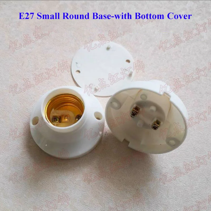 E27 حامل مصباح توفير الطاقة مصباح E14 حامل مصباح المقبس B22 حربة قاعدة LED سطح جبل كبير المسمار جولة عرض مضيئة مزودة بقاعدة