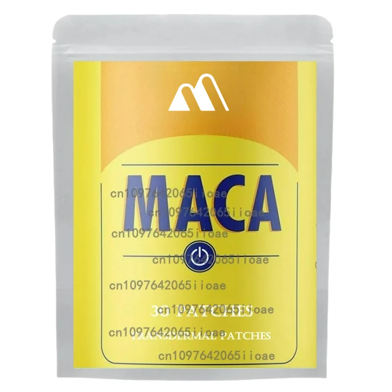 

30 Patches Maca Root Transdermal Patches with Black + Red + Yellow Peruvian Maca Root Extract