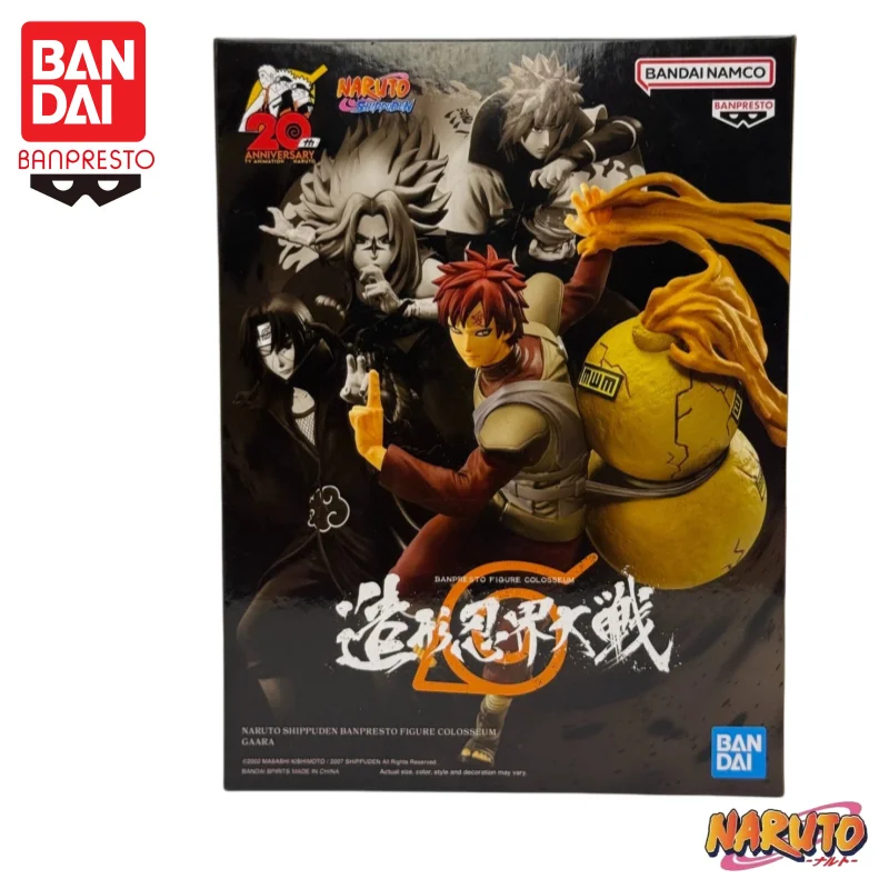 

In Stock Bandai Banpresto Original Naruto Figure Colosseum Gaara Model Doll Brand New Boxed Action Figure Figurine