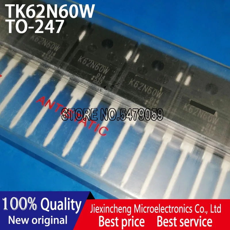 

5PCS TK62N60W K62N60W 600V 62A TO-247 MOSFET New original