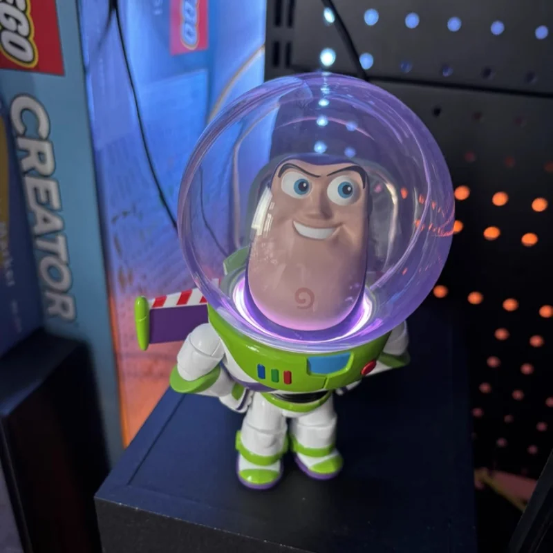 

Martube Hand-Made Toy Story Buzz Lightyear Action Figure Nightlight - Movable Art Decoration Collection Gift by Pixar Disney