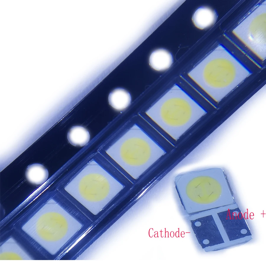 Lextar TV arka ışık uygulaması için 100 adet/grup SMD LED 3030 3V 1.8W soğuk beyaz yüksek güç 3.0*3.0*0.6