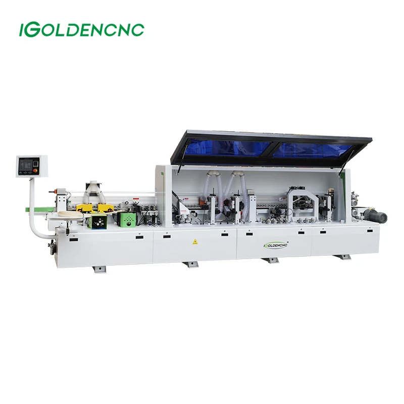 Automatic 8 Function Pvc Mdf Edge Banding Machine Woodworking For Wood