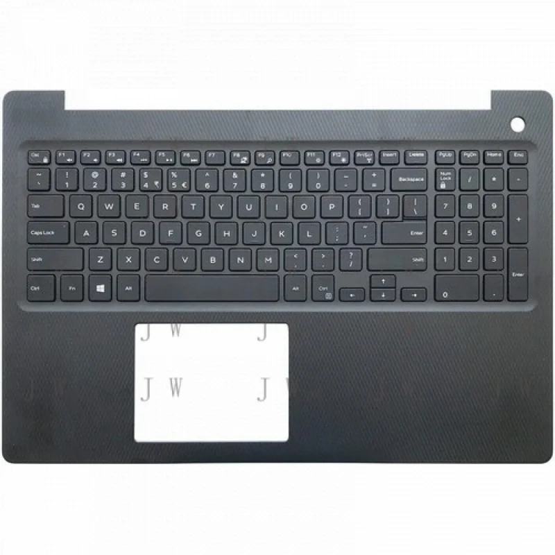 

DDZ For Dell Inspiron 15 3000 3583 P4MKJ 0P4MKJ Black Palmrest Non-Backlit Keyboard