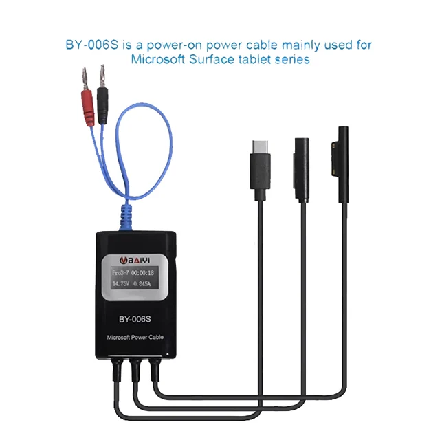 

By-006s New Power Cord Tool for SURFACE Tablet Series Fault Point Detector for Main Board and Cable Confirmation