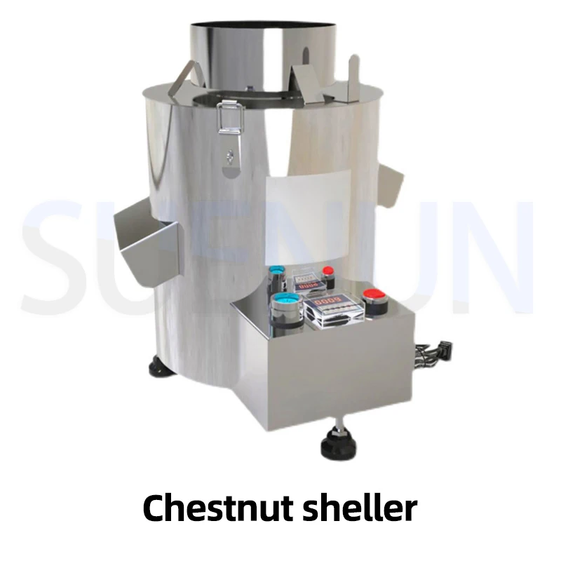 

Fully automatic chestnut shelling machine Chestnut skin machine Small household chestnut skin machine Commercial food peeler