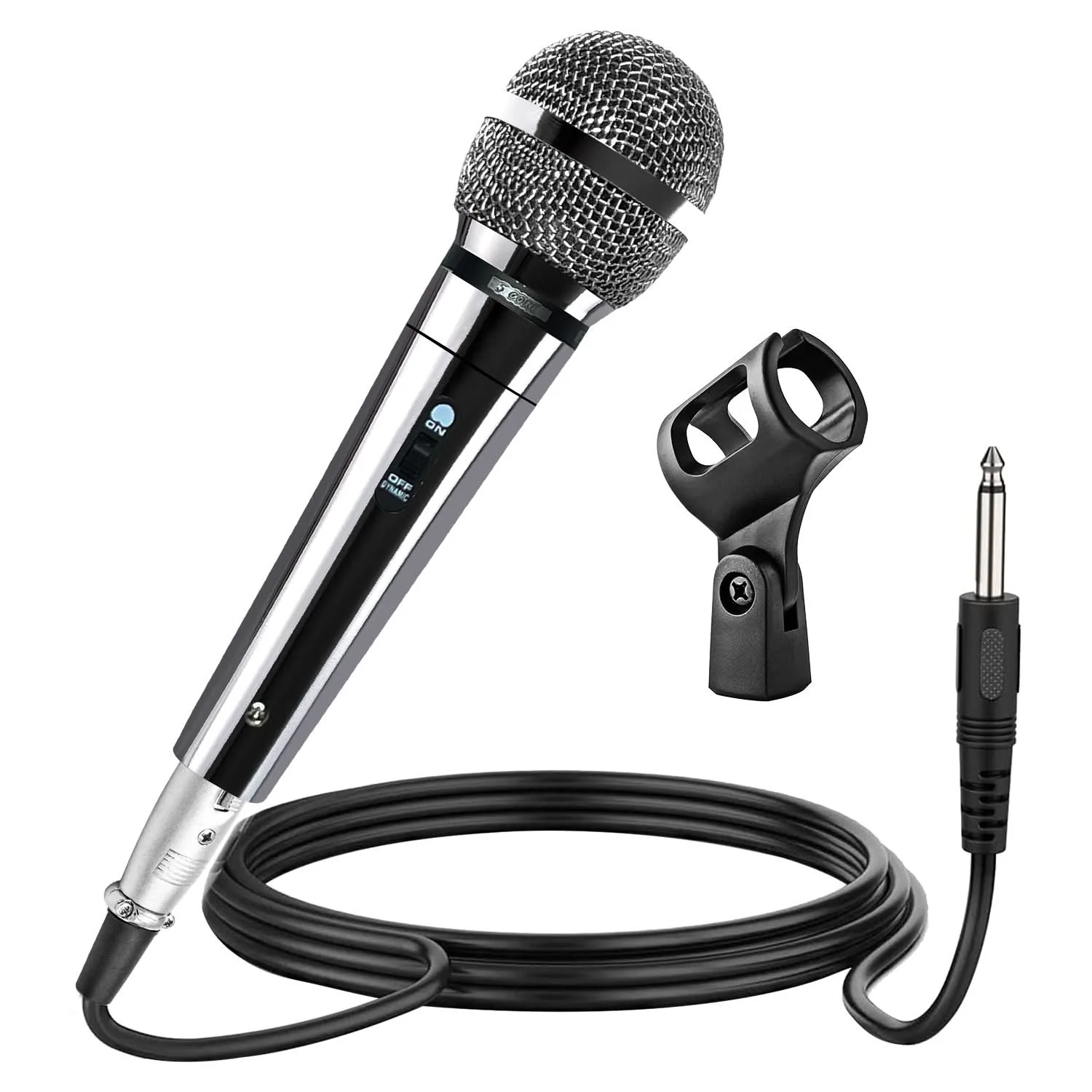 

5 Core XLR Microphone Dynamic Mic Karaoke Singing Studio Mics Handheld Microfono PM 111 CH
