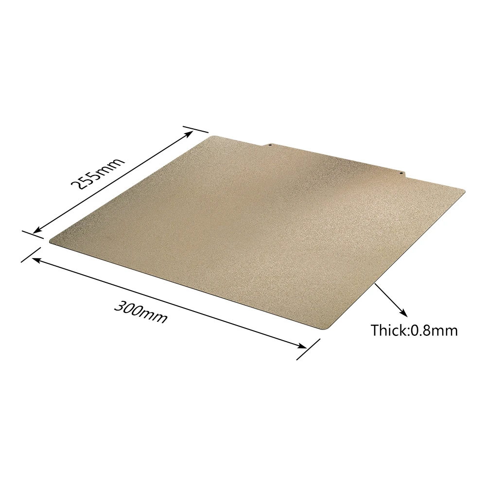 Dla SOVOL SV01/SV01 Pro/SV02 uaktualnienie podgrzewane łóżko dla zwierząt domowych PEI, arkusz 255x300mm podwójny druk 3D z włókna węglowego PEI tekstury do druku 3D — zdjęcie produktu 2